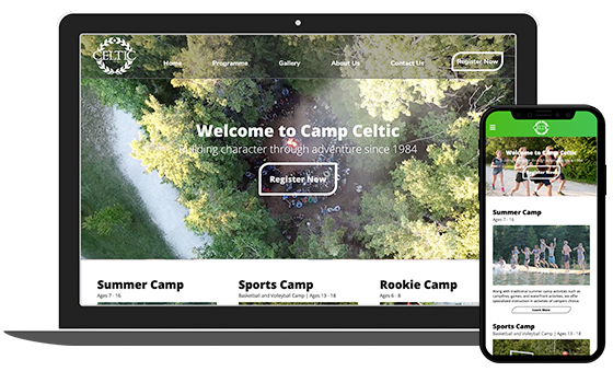 Camp Celtic Website